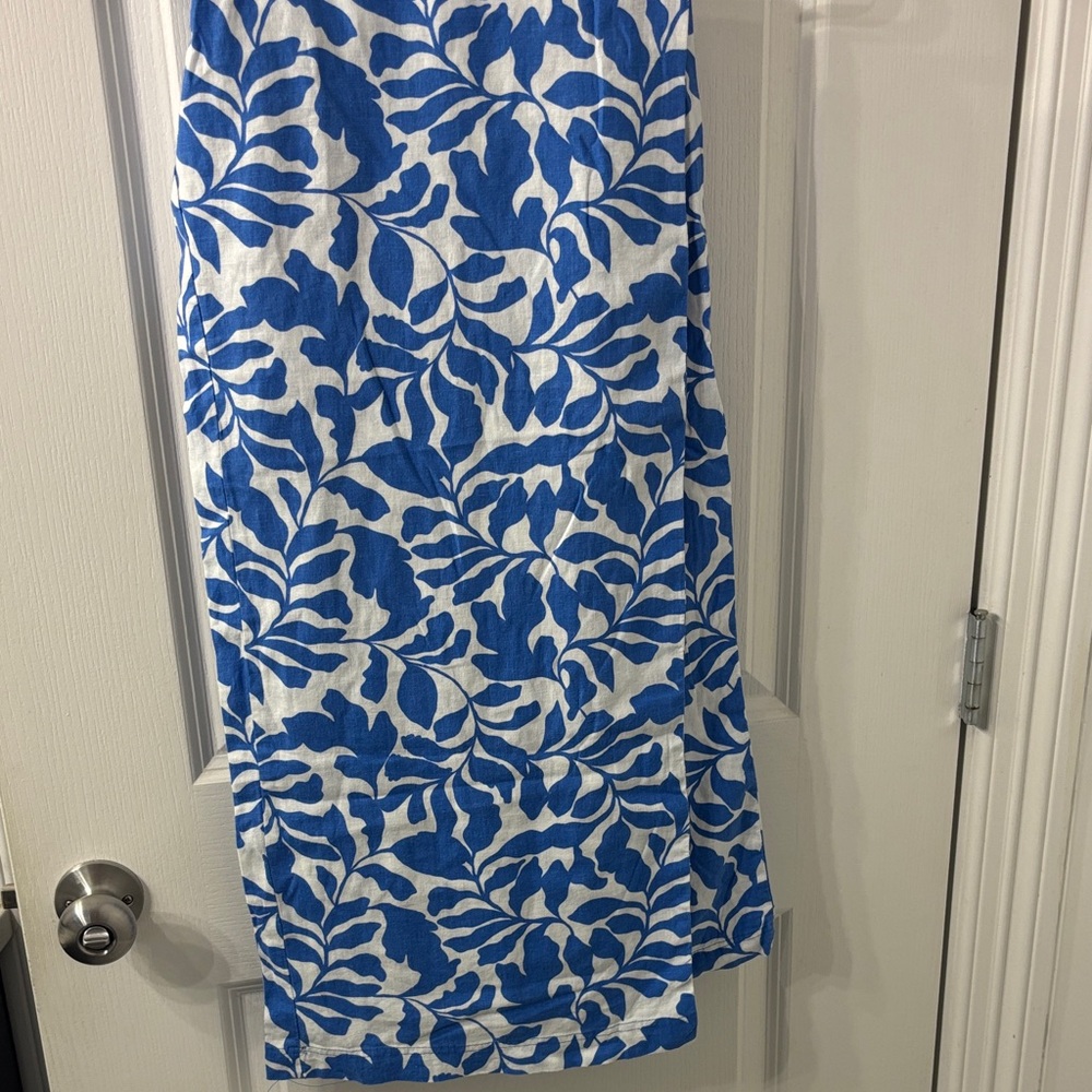 Blue and white linen pants from Australia size 18 XL